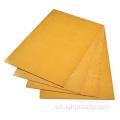 Hoja laminada de tela de vidrio epoxi amarillo 3240